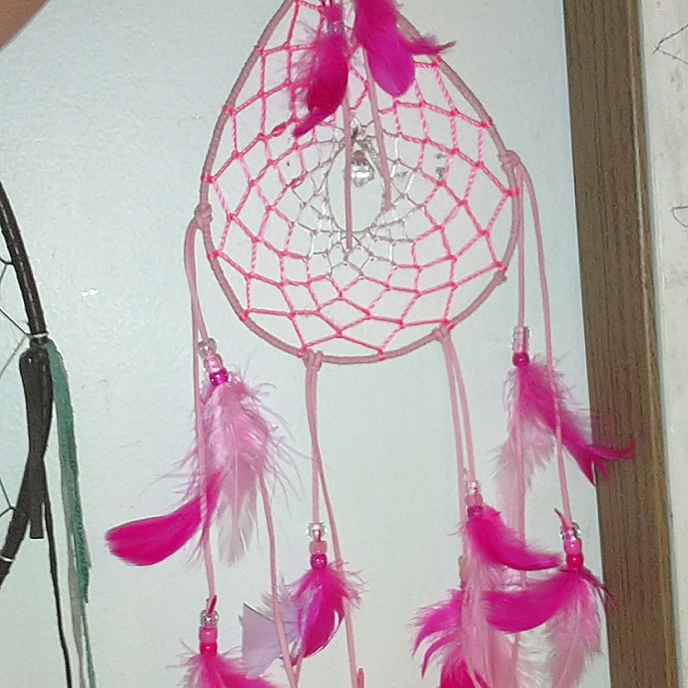 Authentic 1 of a kind pink dreamcatcher